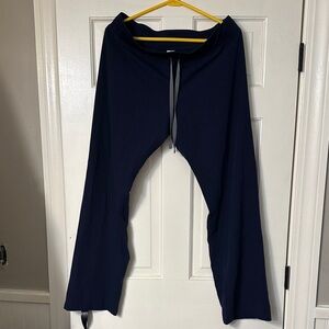 Figs Dark Blue Wide Leg Women's Pants